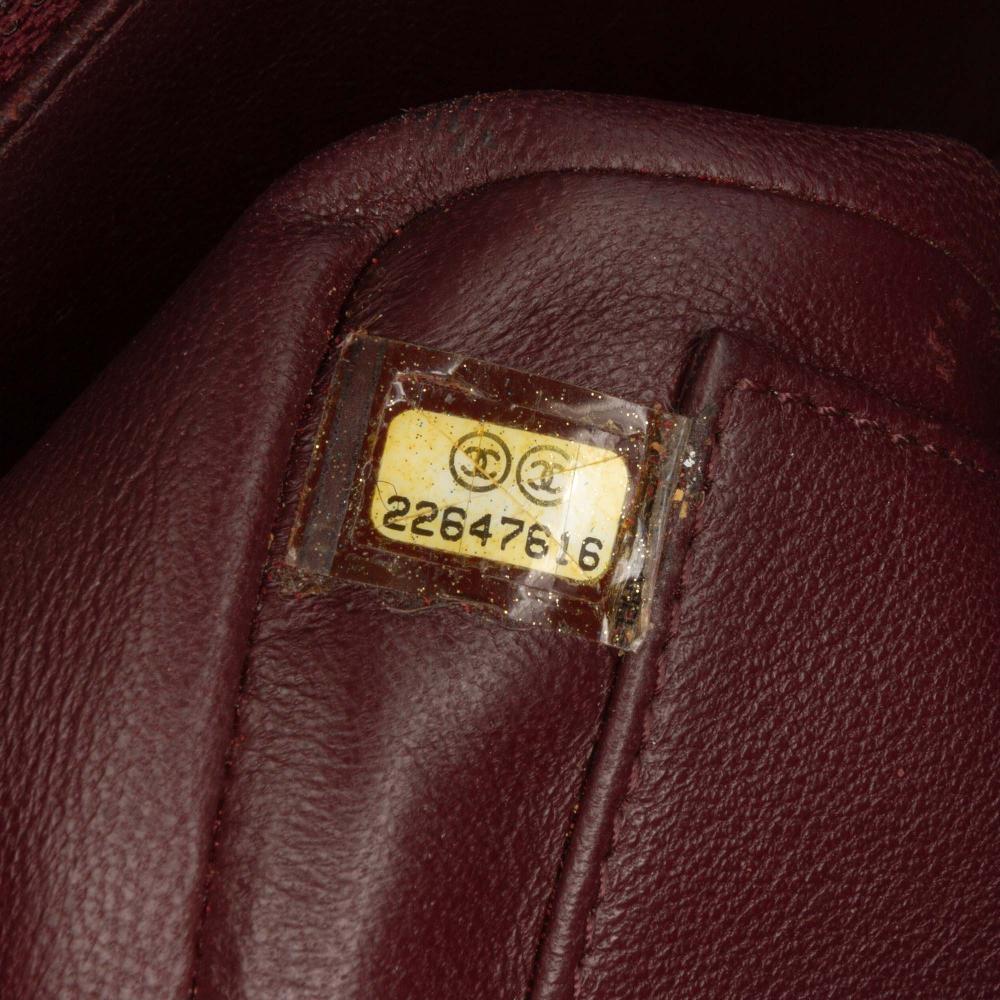 Chanel B Chanel Black Caviar Leather Leather Medium Caviar CC Filigree Flap Italy