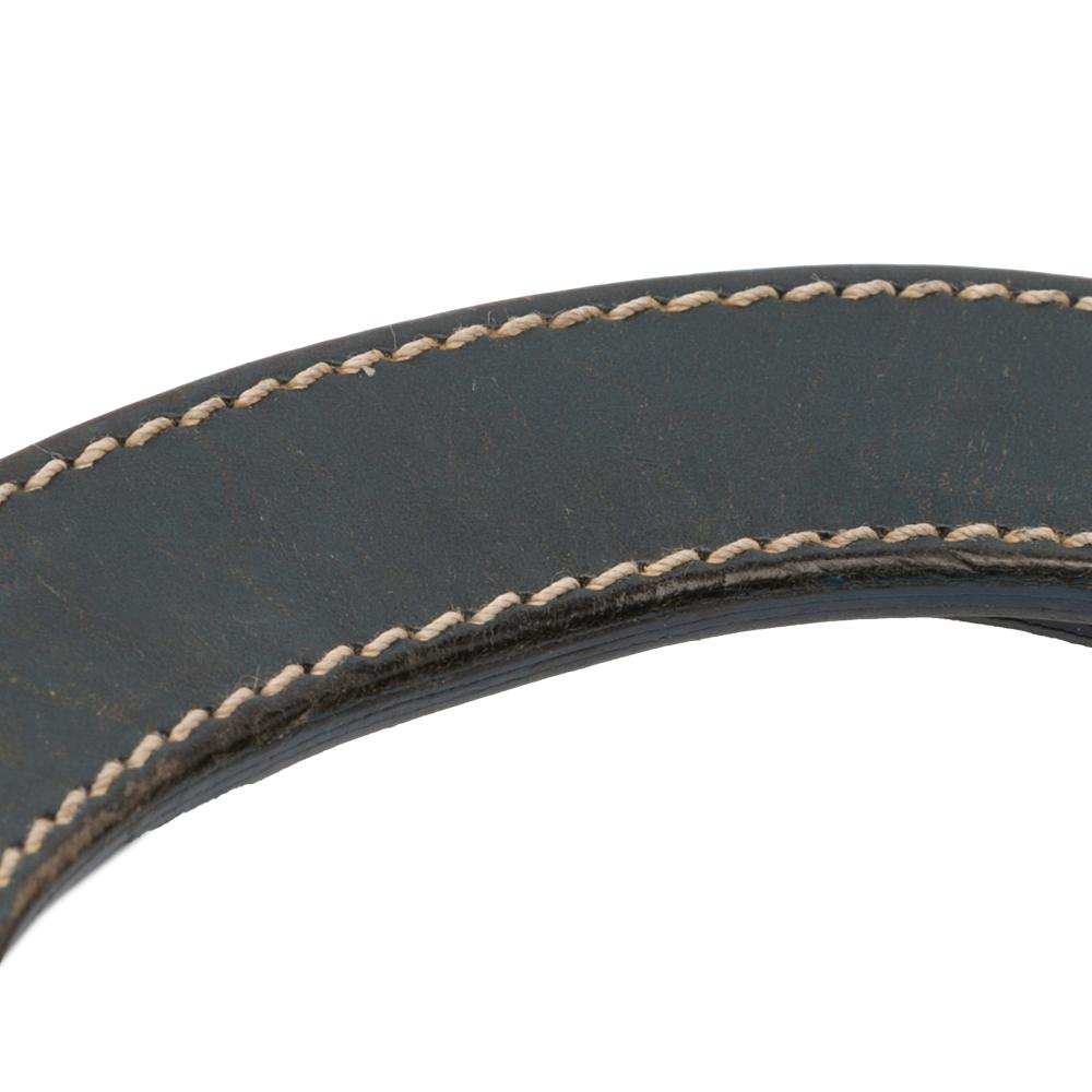 Fendi B Fendi Gray Canvas Fabric Small Zucchino Twins Tote Italy