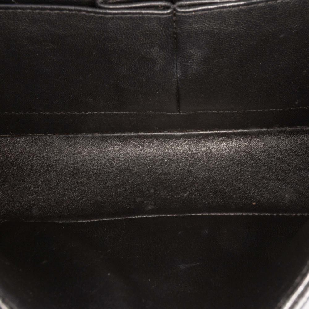 Chanel B Chanel Black Caviar Leather Leather Medium Classic Caviar Double Flap France