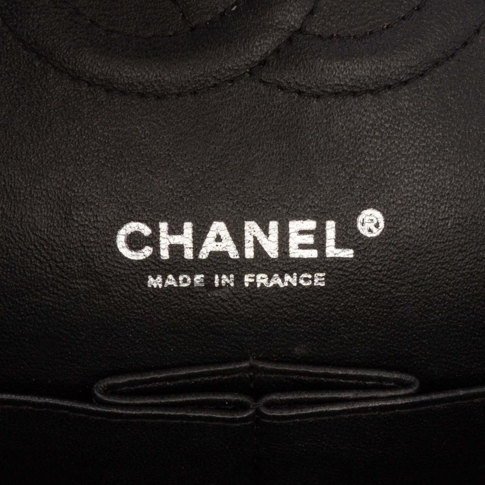 Chanel B Chanel Black Caviar Leather Leather Medium Classic Caviar Double Flap France