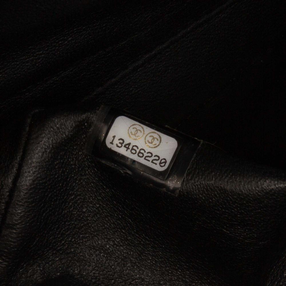 Chanel B Chanel Black Caviar Leather Leather Medium Classic Caviar Double Flap France