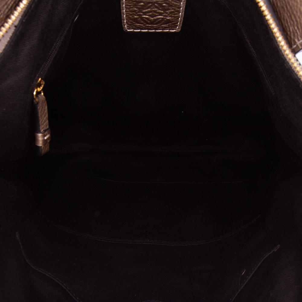 Loewe AB LOEWE Brown Beige Canvas Fabric Anagram Tote China