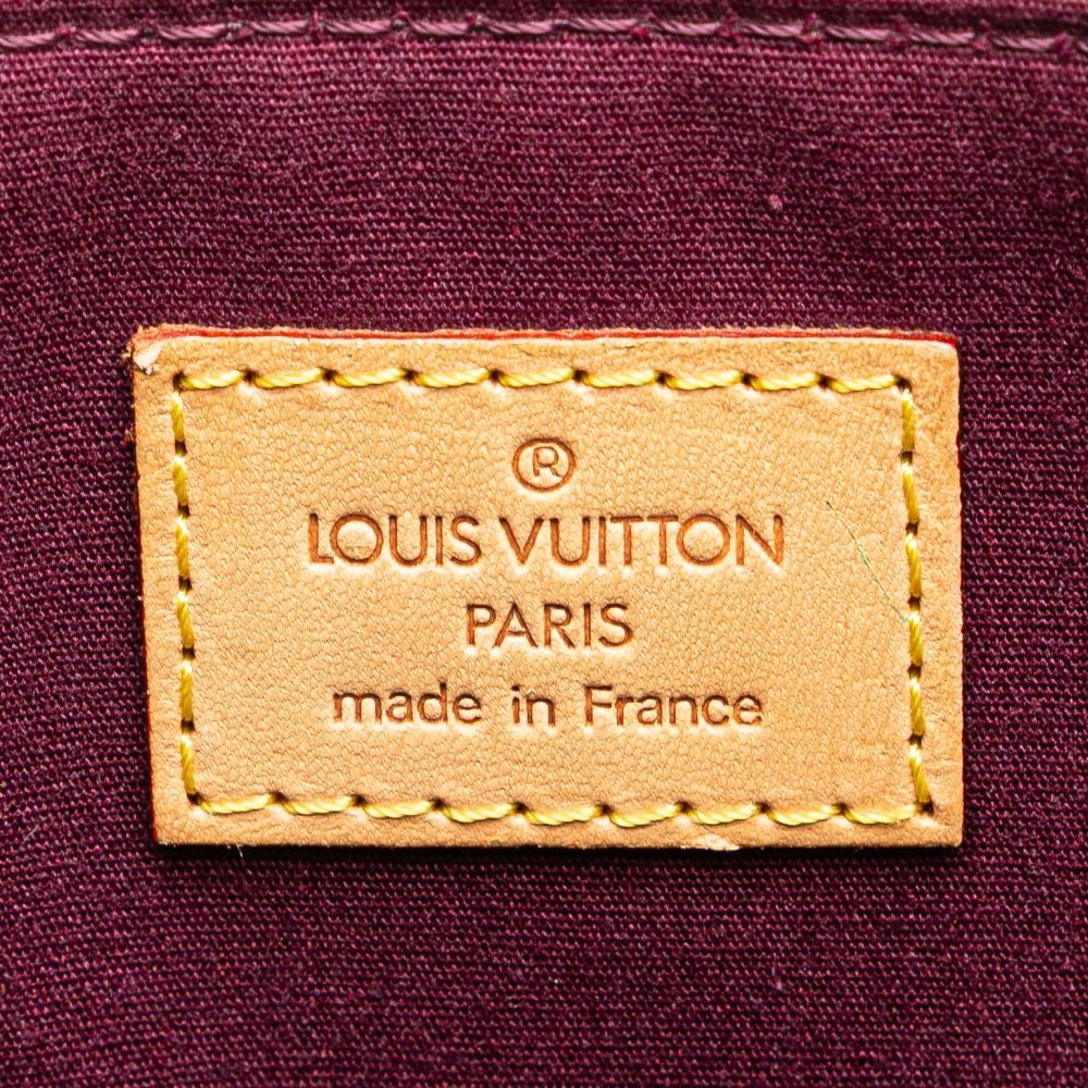 Louis Vuitton B Louis Vuitton Purple Vernis Leather Leather Monogram Vernis Bellevue PM France
