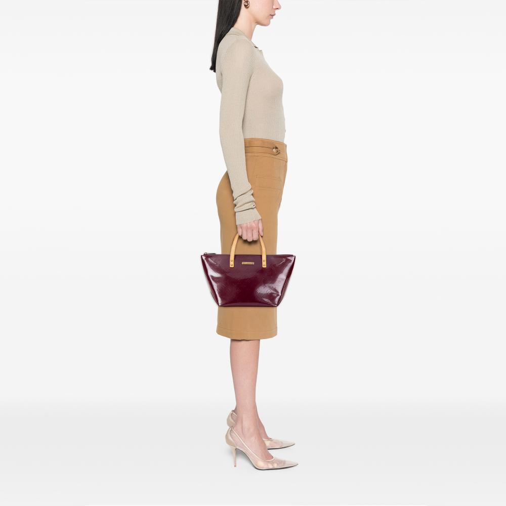 Louis Vuitton B Louis Vuitton Purple Vernis Leather Leather Monogram Vernis Bellevue PM France