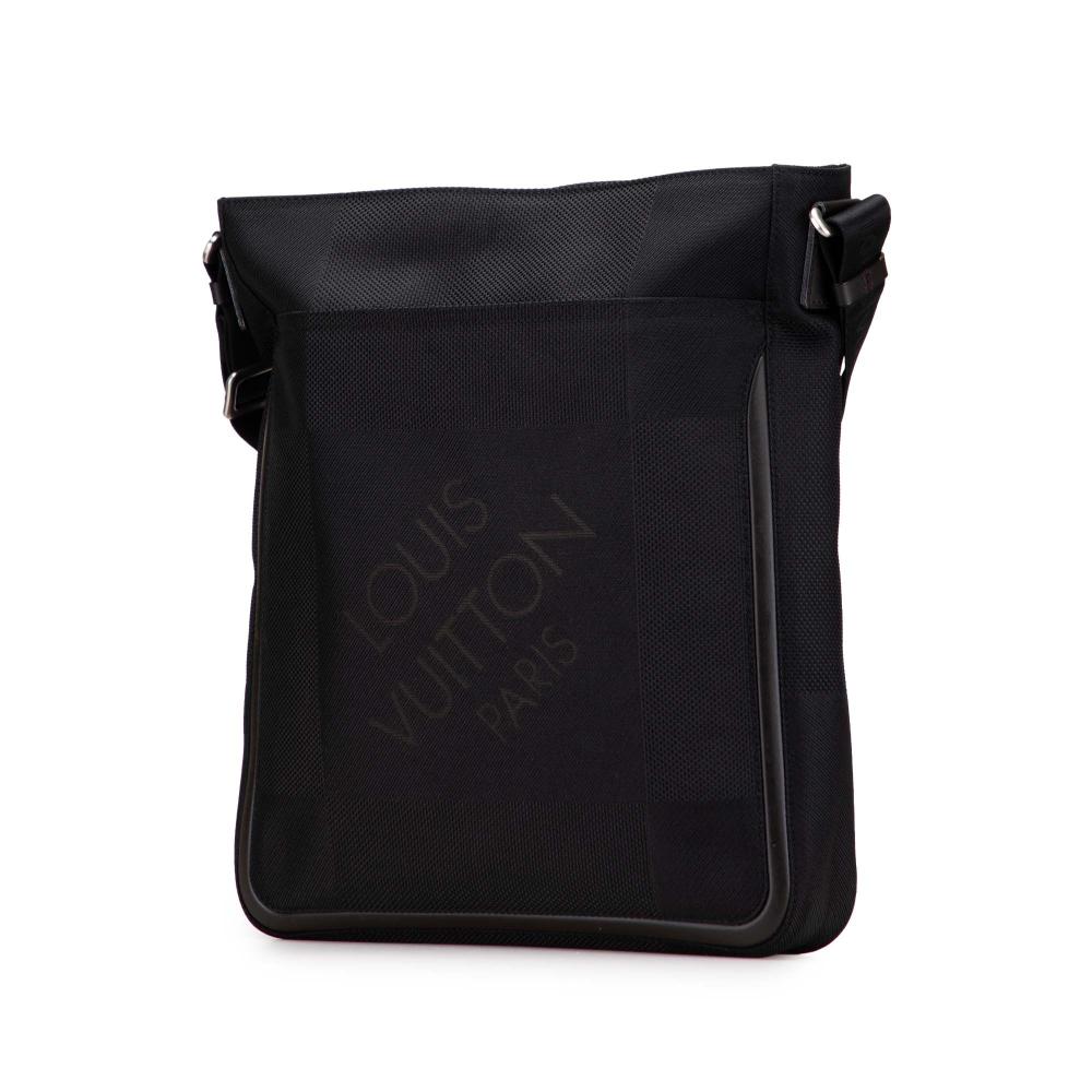 Louis Vuitton B Louis Vuitton Black Canvas Fabric Damier Geant Compagnon France