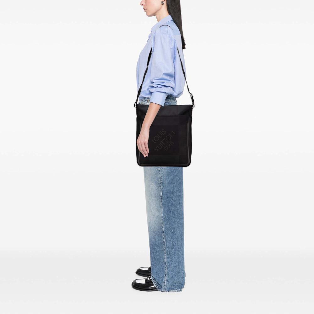 Louis Vuitton B Louis Vuitton Black Canvas Fabric Damier Geant Compagnon France