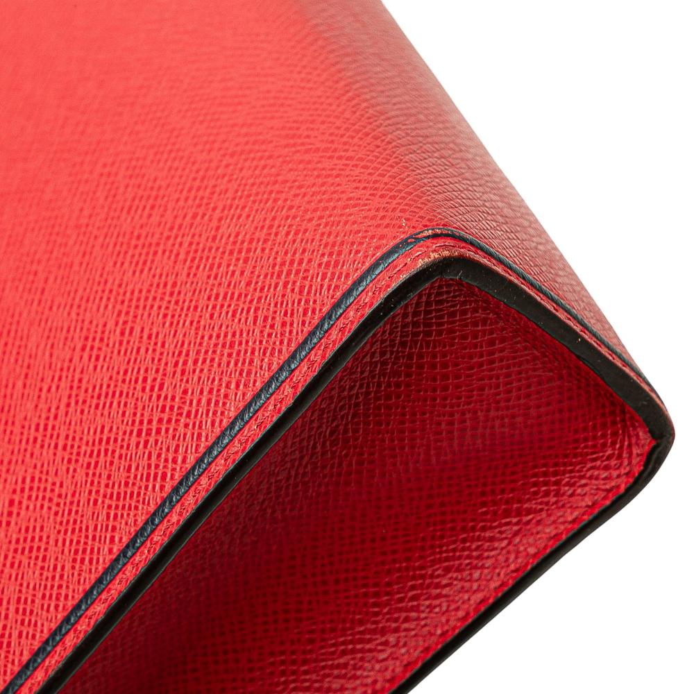 Louis Vuitton B Louis Vuitton Red Taiga Leather Leather Taiga Pochette Voyage MM France