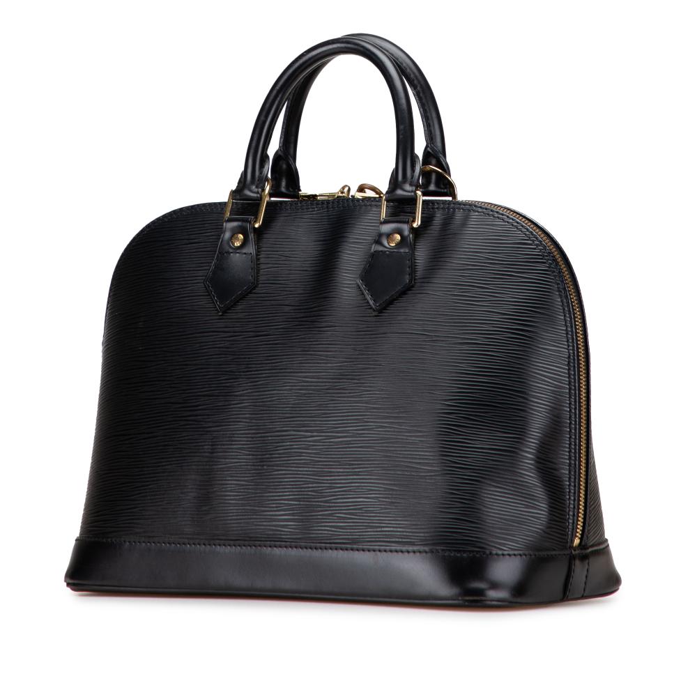 Louis Vuitton B Louis Vuitton Black Epi Leather Leather Epi Alma PM France