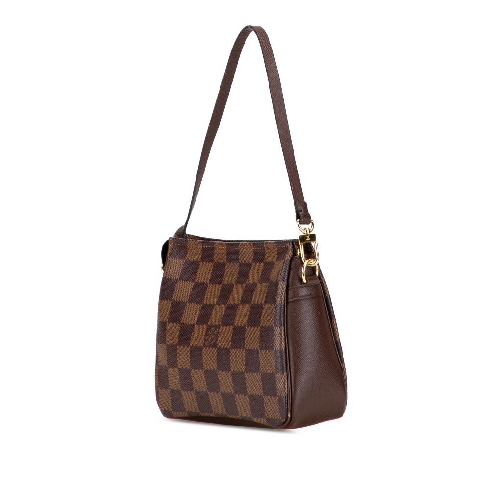 Louis Vuitton AB Louis Vuitton Brown Damier Canvas Fabric Damier Ebene Trousse Pochette France