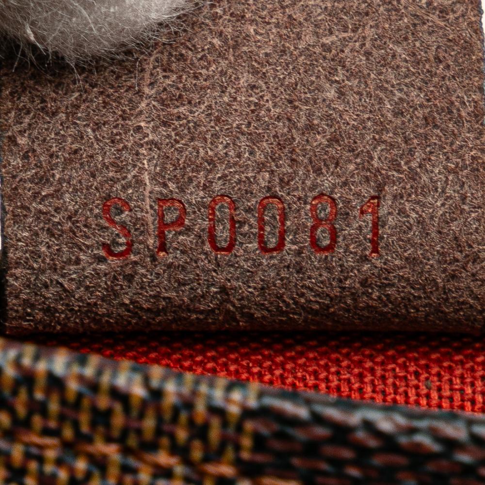 Louis Vuitton AB Louis Vuitton Brown Damier Canvas Fabric Damier Ebene Trousse Pochette France