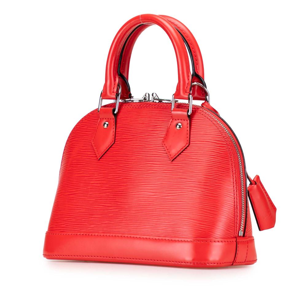 Louis Vuitton B Louis Vuitton Red Epi Leather Leather Epi Alma BB France