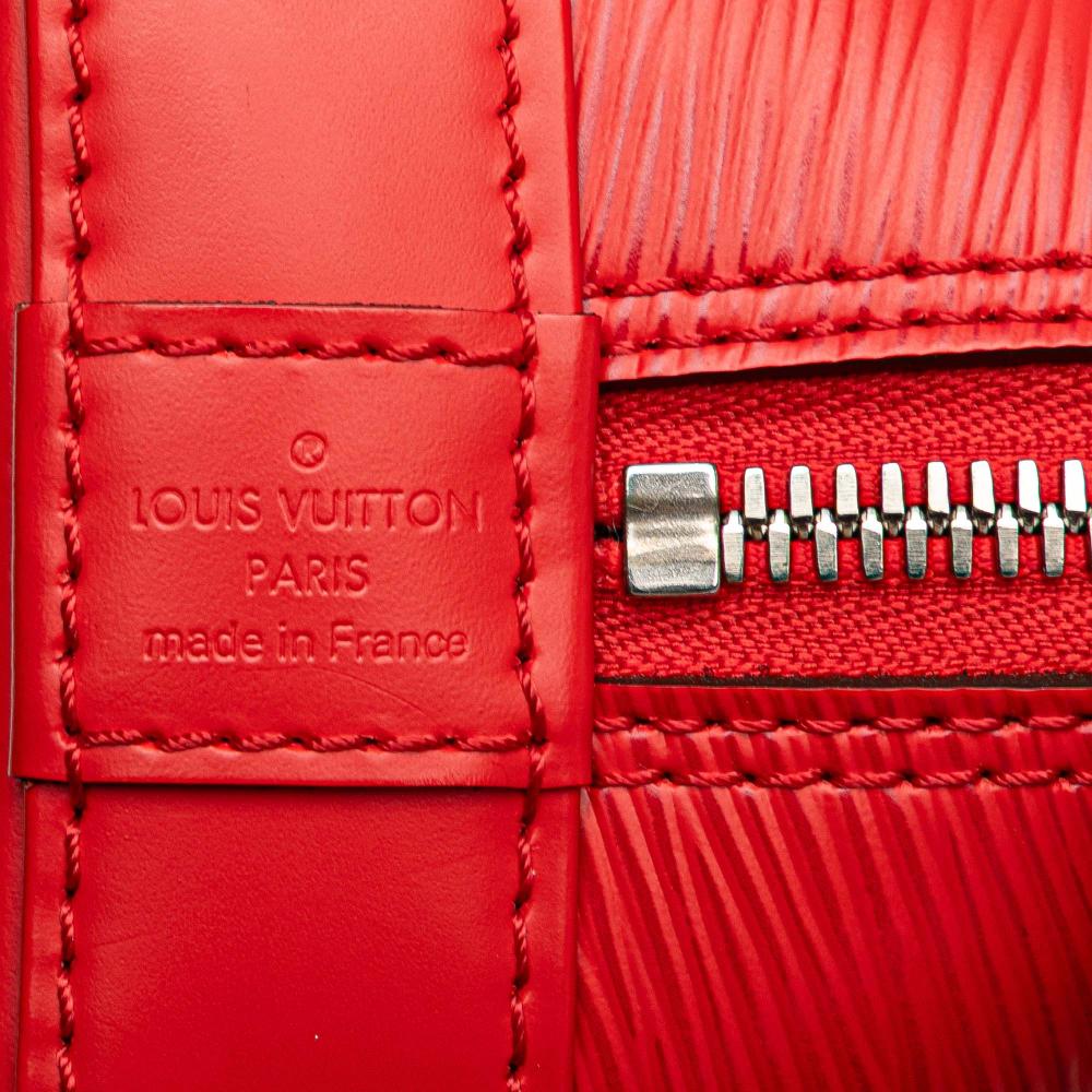 Louis Vuitton B Louis Vuitton Red Epi Leather Leather Epi Alma BB France