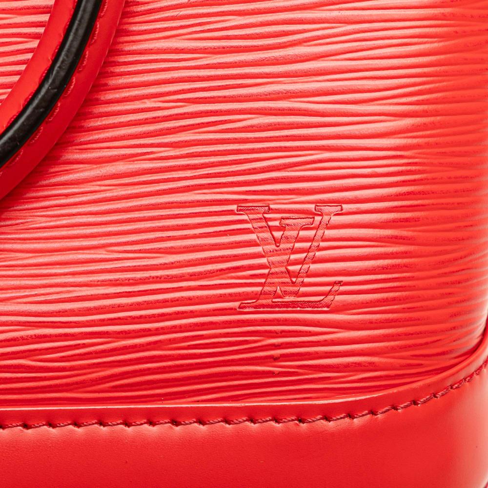Louis Vuitton B Louis Vuitton Red Epi Leather Leather Epi Alma BB France