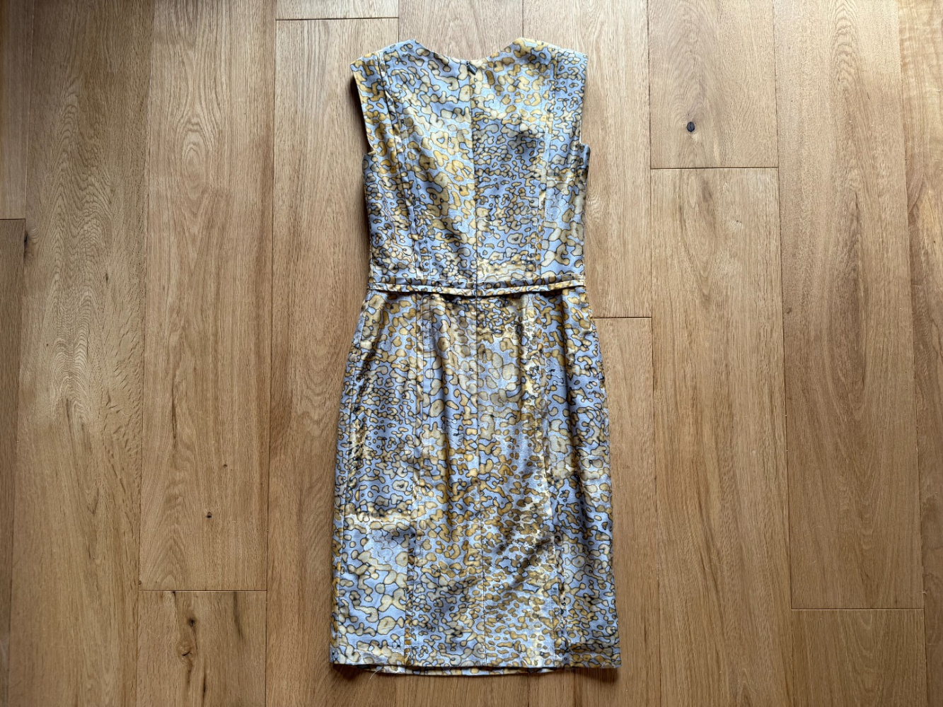 Escada Abstract print silk dress