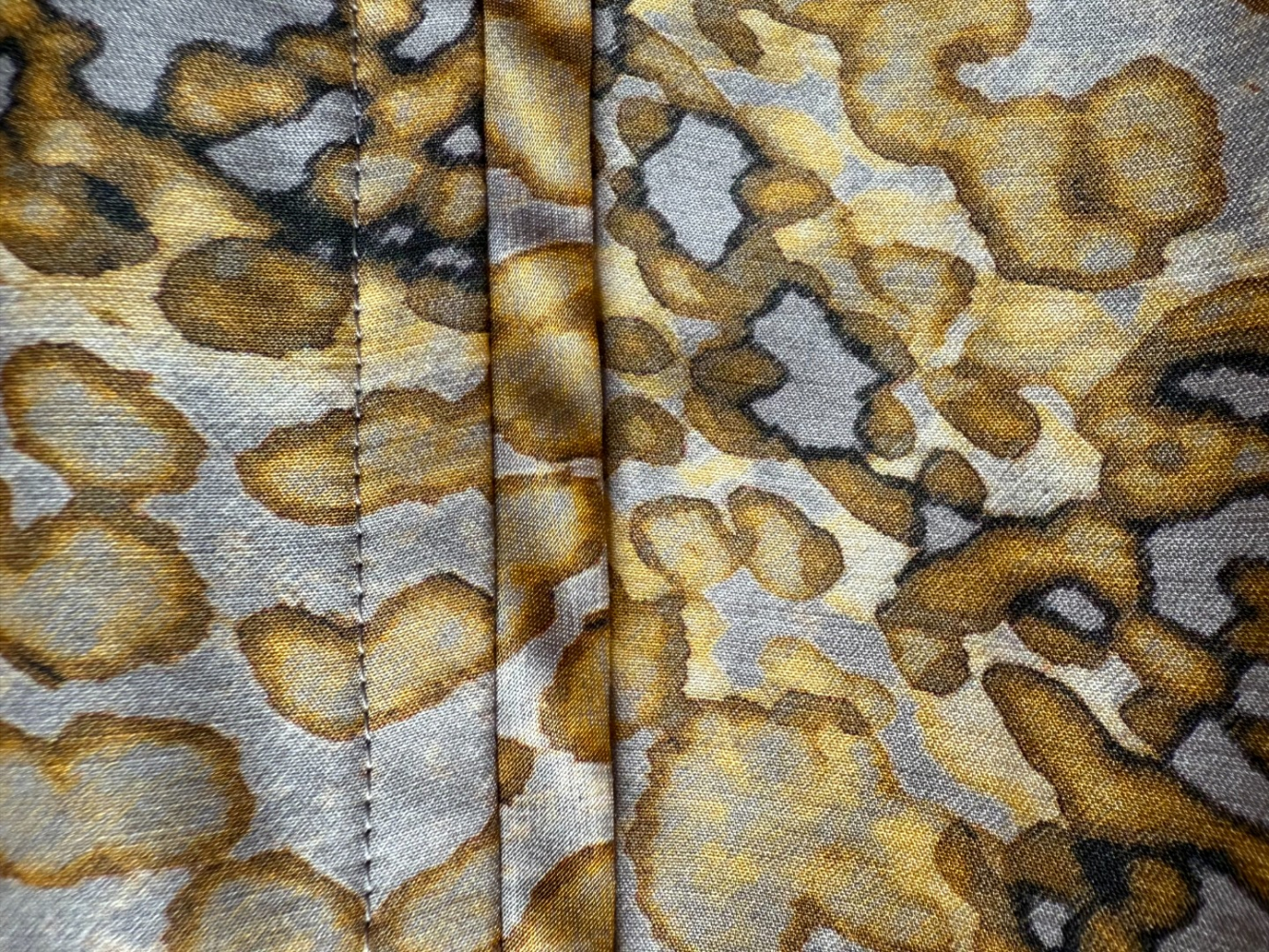 Escada Abstract print silk dress