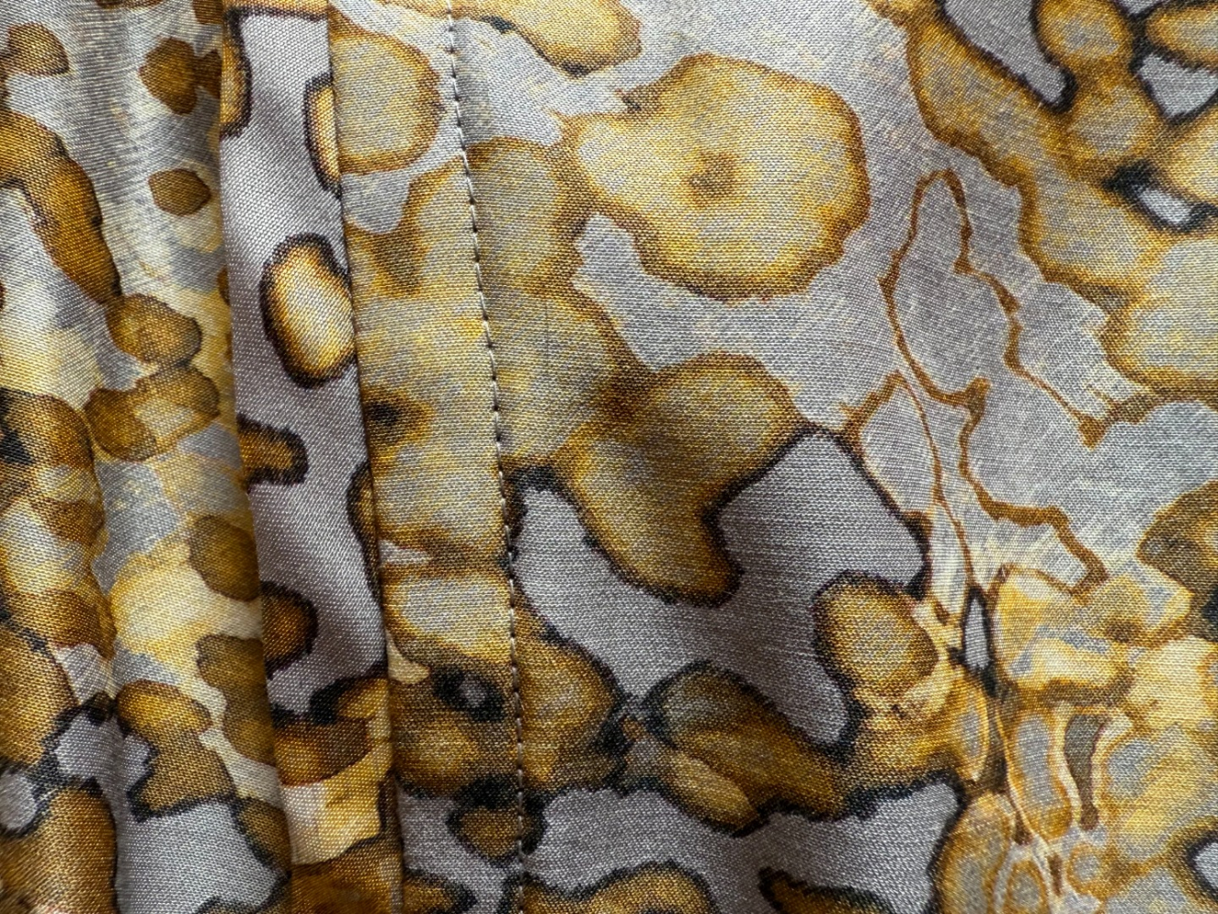 Escada Abstract print silk dress