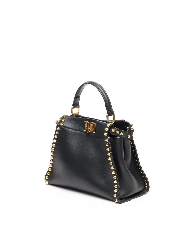 Fendi Mini Studded Peekaboo Bag