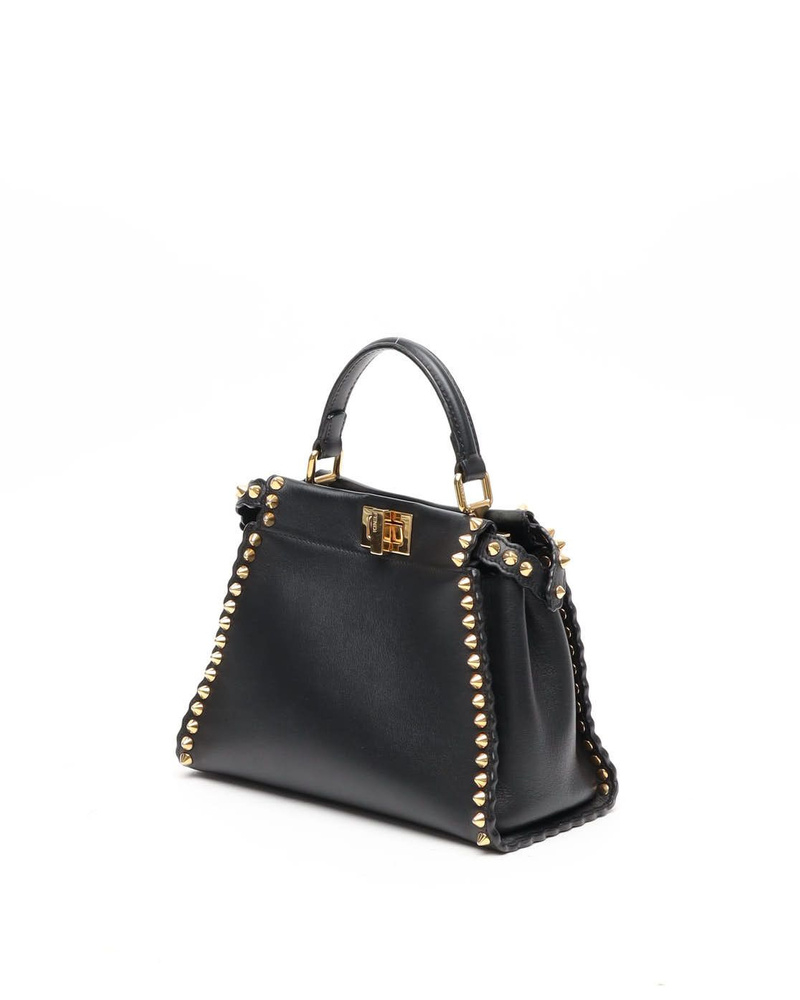 Fendi Mini Studded Peekaboo Bag