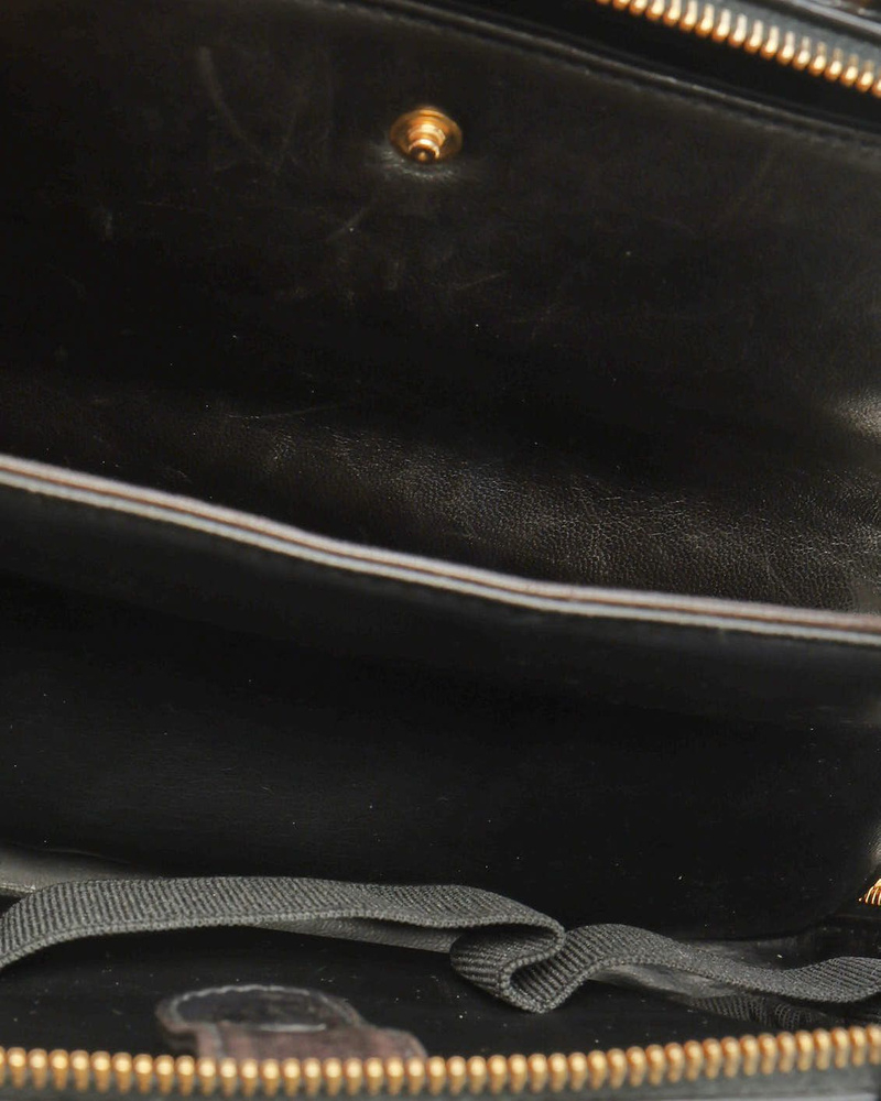 Chanel CC Patent Vanity Crossbody Bag