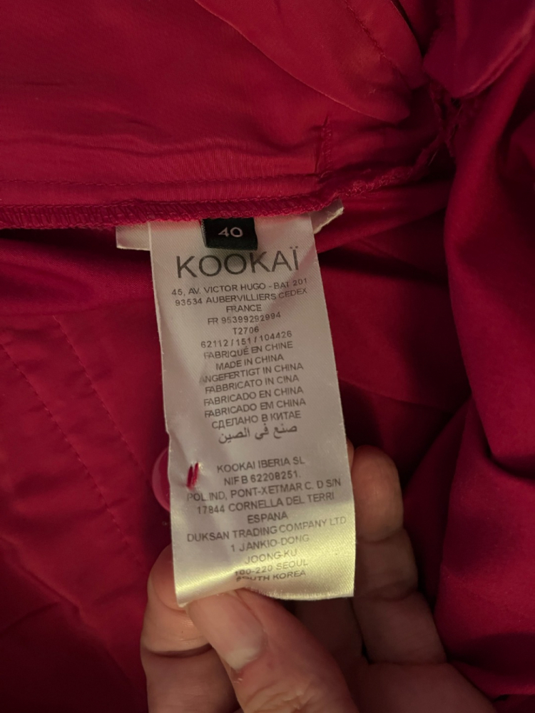 Kookai Pantalon chino magenta