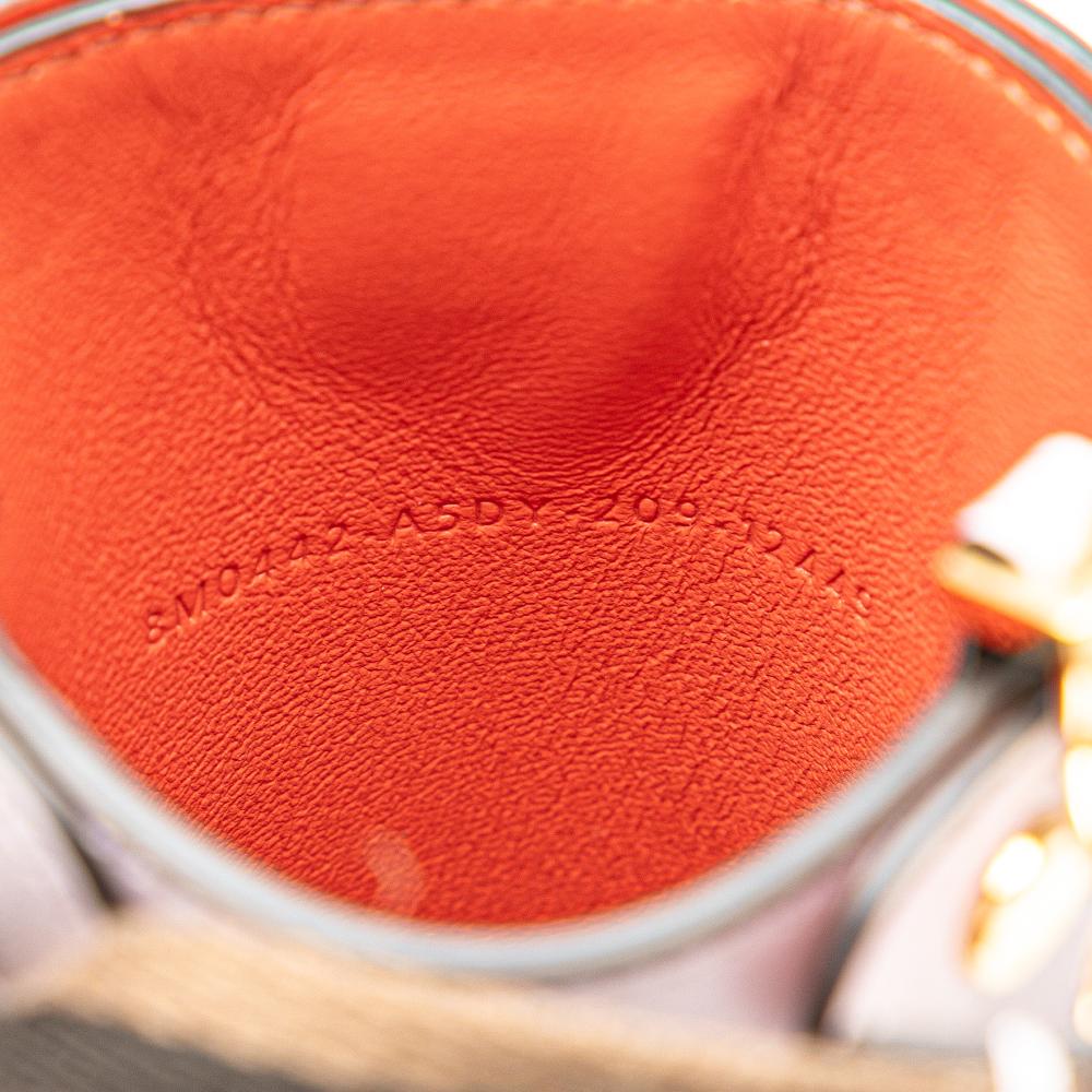 Fendi B Fendi Pink Light Pink Calf Leather Peek-a-Phone Pouch Crossbody Italy