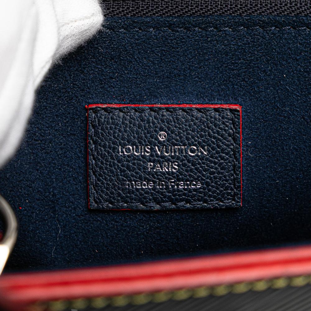 Louis Vuitton B Louis Vuitton Blue Epi Leather Leather Epi Twist Satchel France