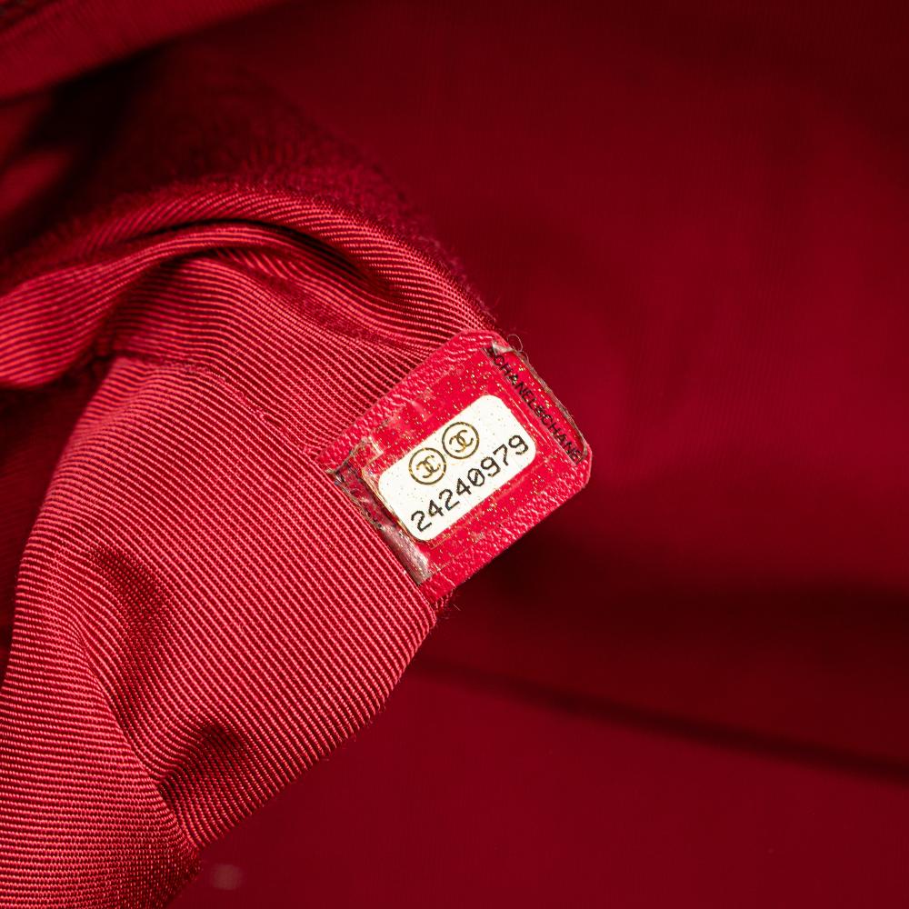 Chanel B Chanel Brown Light Beige with Black Calf Leather Large Aged skin Gabrielle Shopping Tote Italy