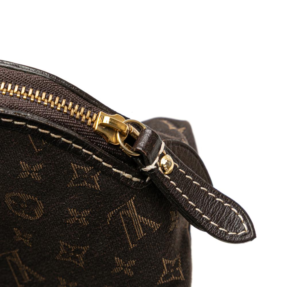 Louis Vuitton AB Louis Vuitton Brown Dark Brown Canvas Fabric Monogram Mini Lin Cosmetic Pouch Spain