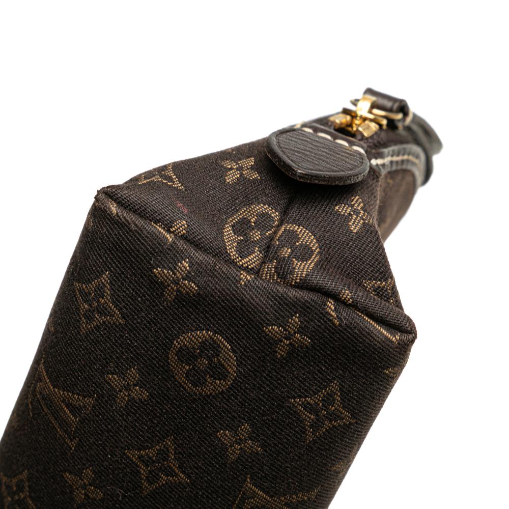 Louis Vuitton AB Louis Vuitton Brown Dark Brown Canvas Fabric Monogram Mini Lin Cosmetic Pouch Spain