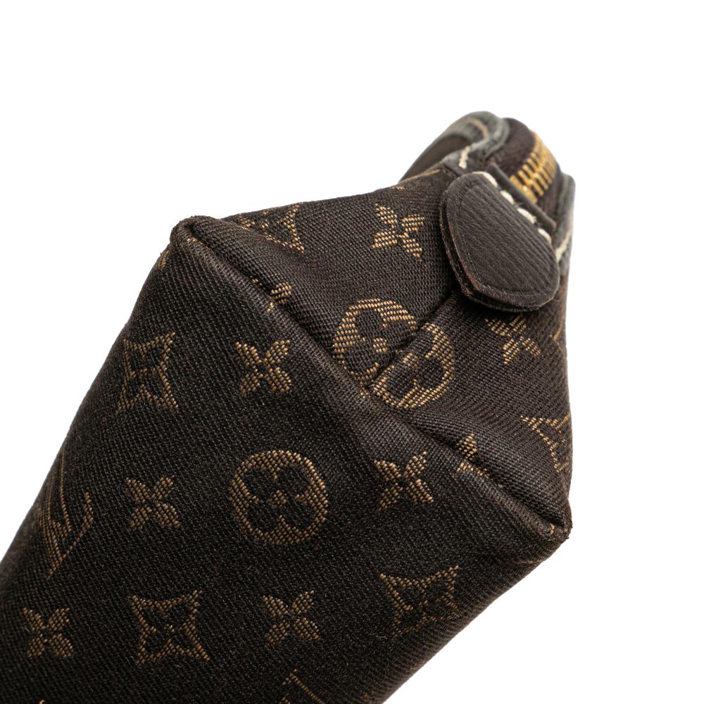 Louis Vuitton AB Louis Vuitton Brown Dark Brown Canvas Fabric Monogram Mini Lin Cosmetic Pouch Spain