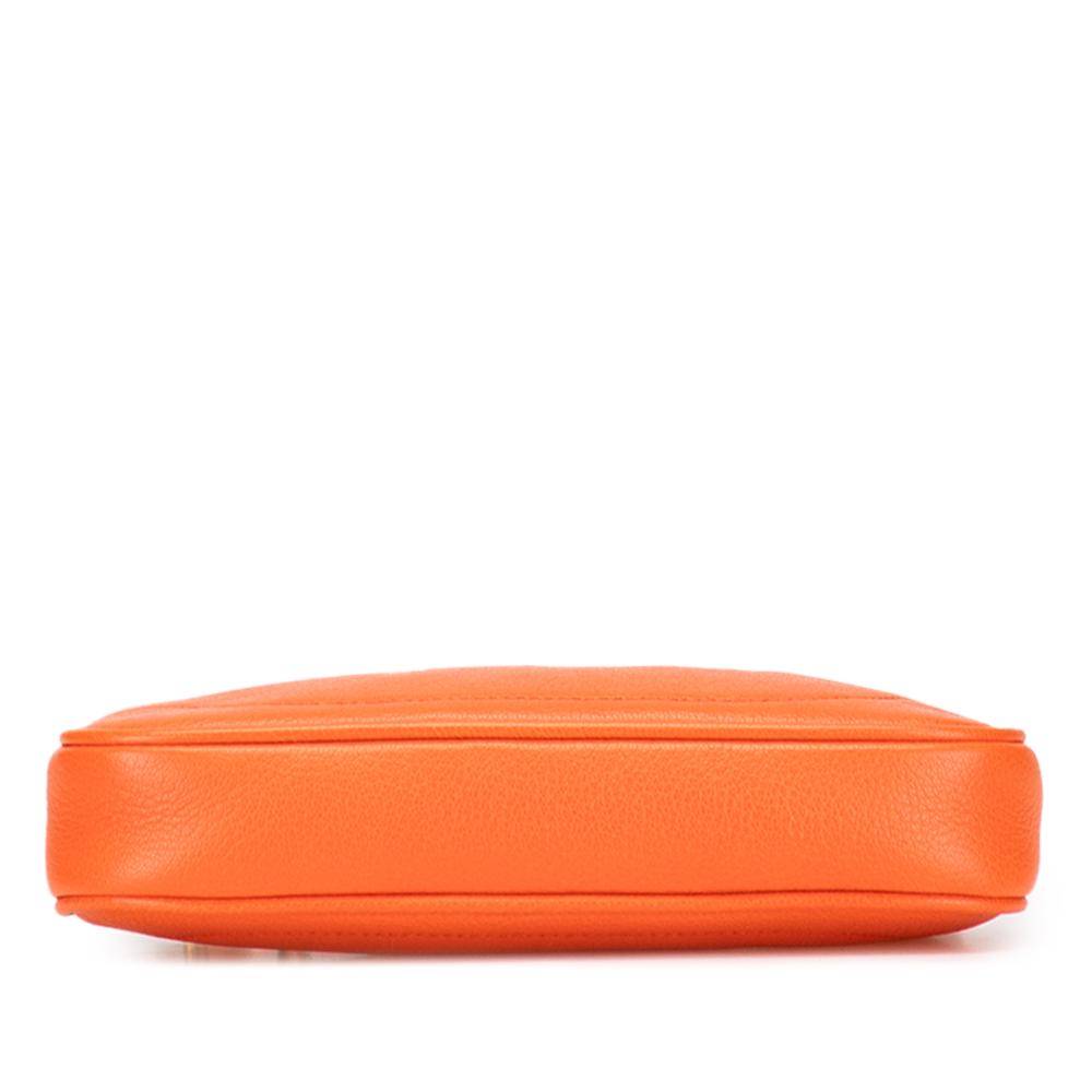 Gucci AB Gucci Orange Calf Leather Mini Aphrodite Shoulder Bag Italy