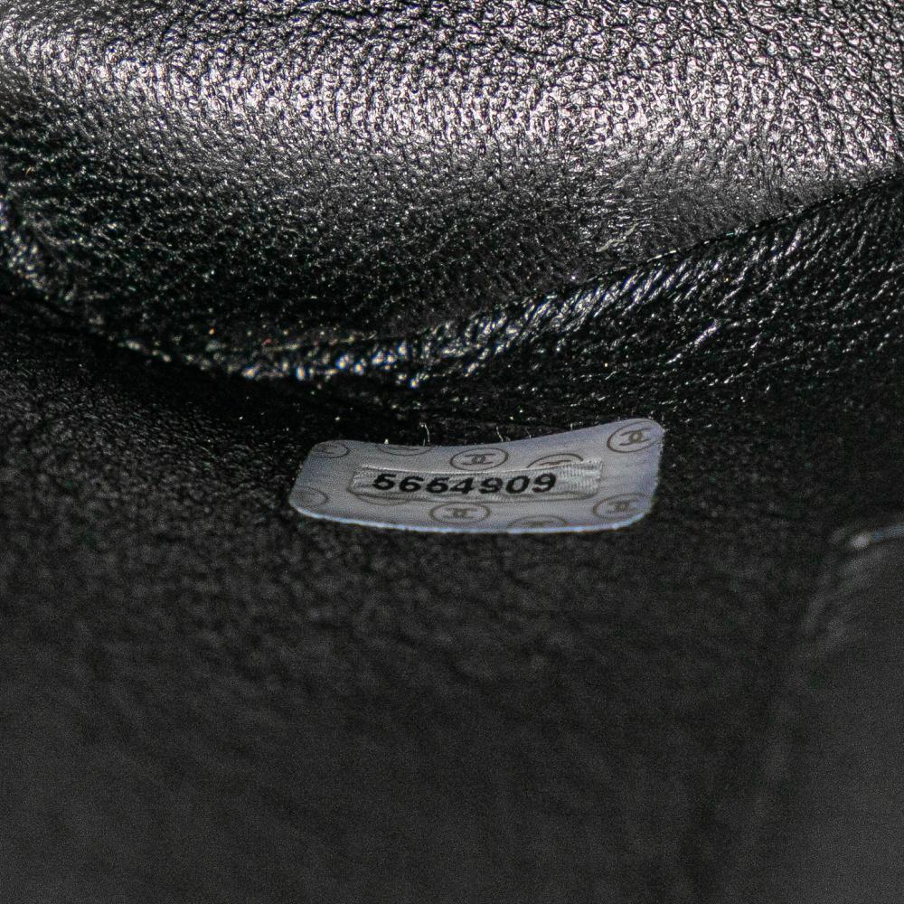 Chanel B Chanel Black Caviar Leather Leather Caviar Medallion Tote France