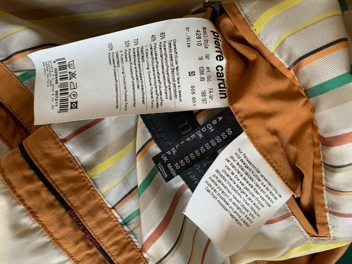 Pierre Cardin Veste Unisexe