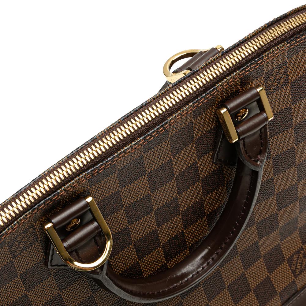 Louis Vuitton B Louis Vuitton Brown Damier Canvas Canvas Damier Ebene Alma PM France