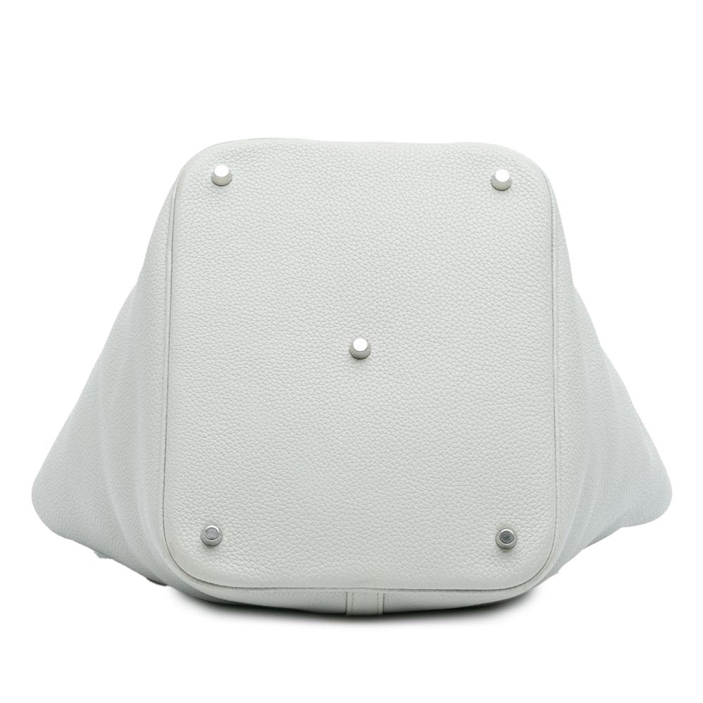 Hermès B Hermès Blue Light Blue Calf Leather Clemence Picotin Lock 26 France