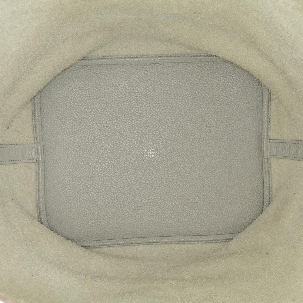 Hermès B Hermès Blue Light Blue Calf Leather Clemence Picotin Lock 26 France