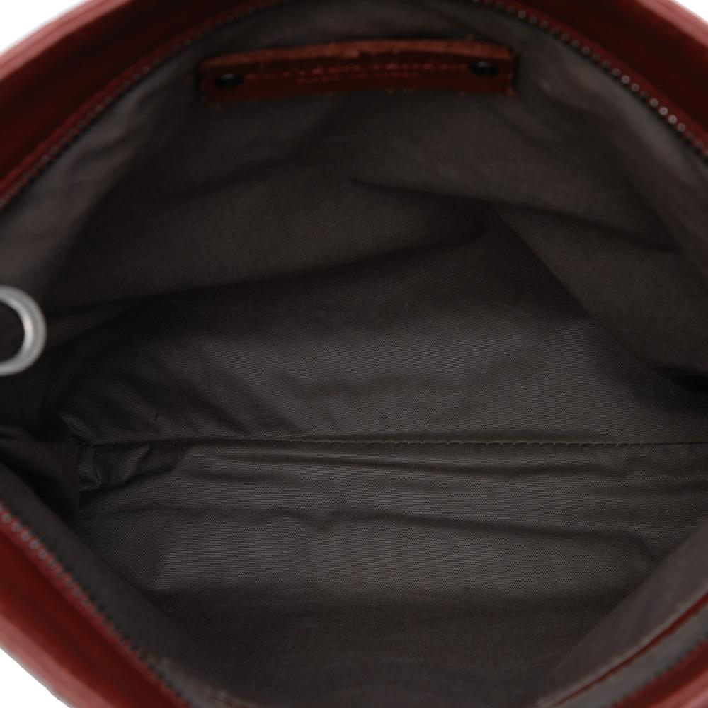 Bottega Veneta B Bottega Veneta Red Bordeaux Nappa Leather Leather Nappa Intrecciato Crossbody Italy