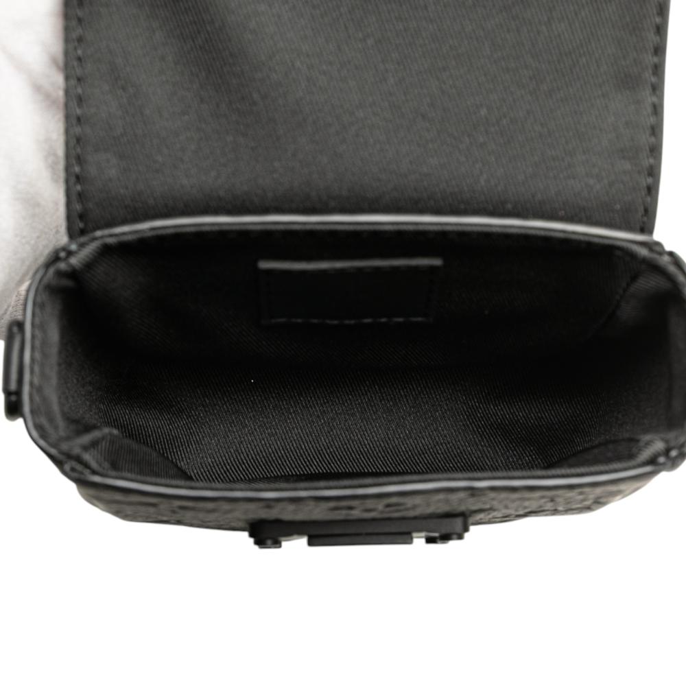 Louis Vuitton AB Louis Vuitton Black Calf Leather Monogram Taurillon Pico S Lock France