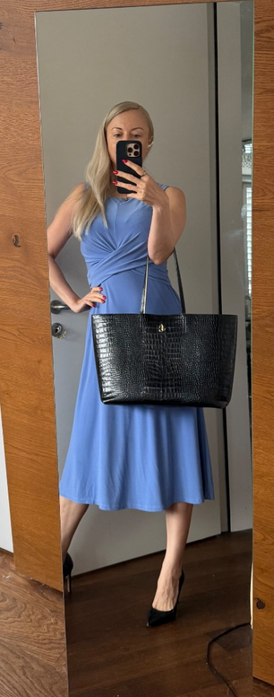 Jimmy Choo Grand fourre-tout East West gaufré au crocodile