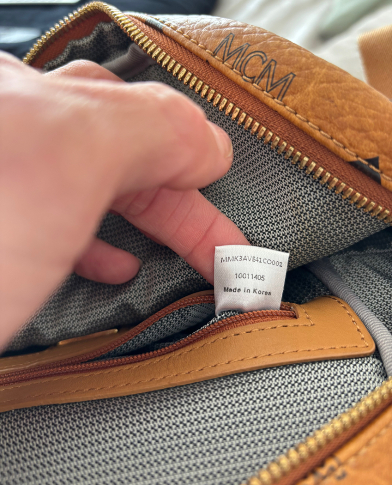 MCM Sac à dos en cuir Stark