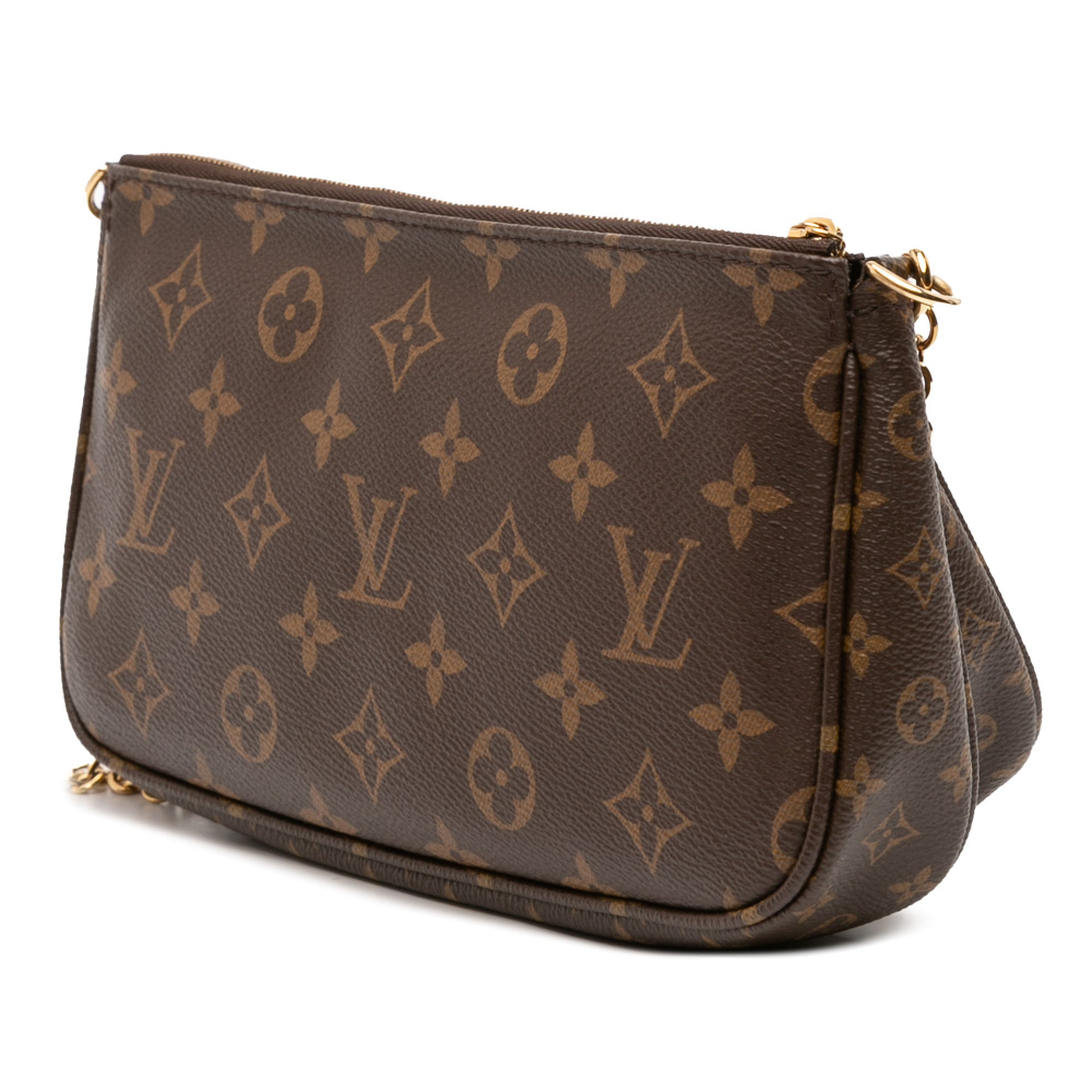 Louis Vuitton Multi Pochette Accessoires Canvas Pouch Bag Monogram