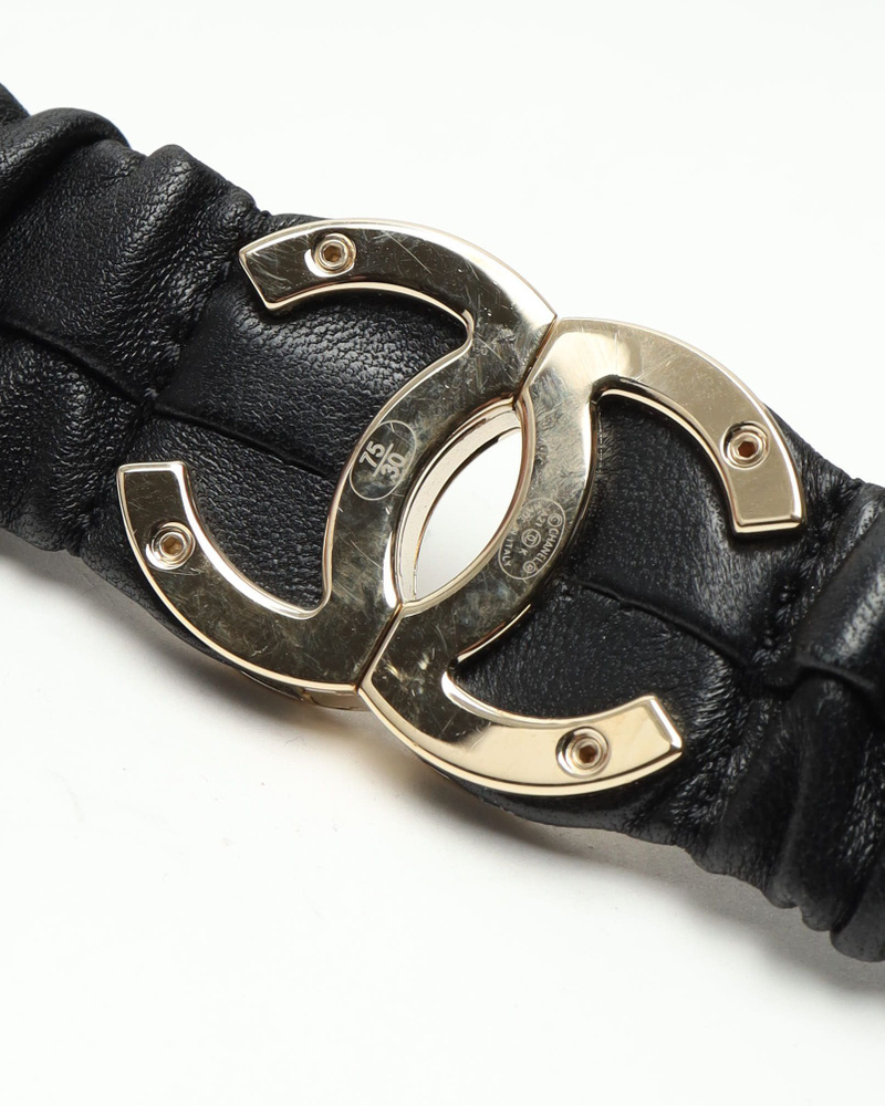 Chanel Interlocking CC Logo Belt