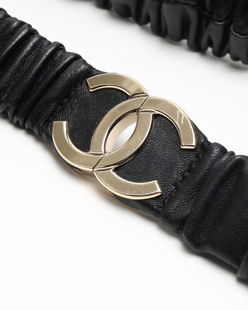 Chanel Interlocking CC Logo Belt