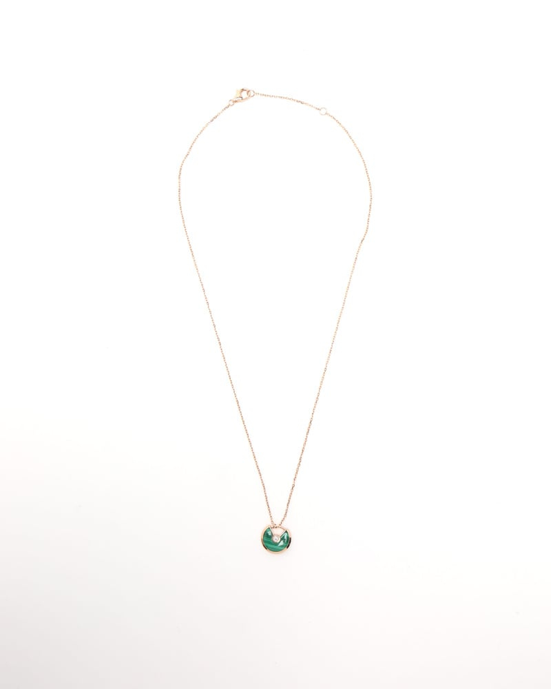 Cartier Amulette de Cartier Malachite Necklace