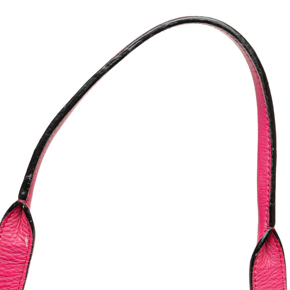 Loewe B LOEWE Pink Hot Pink Calf Leather Heritage Tote Spain