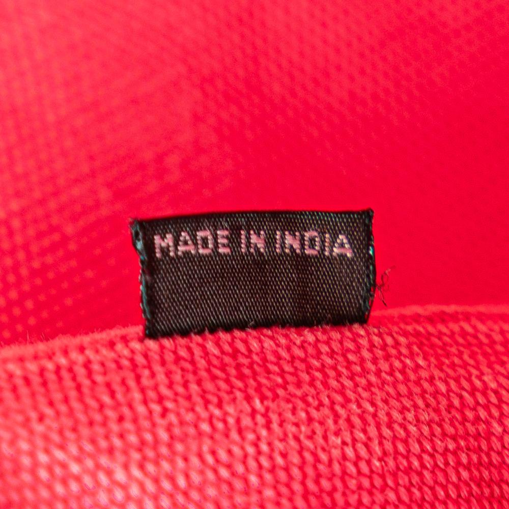 Prada B Prada Pink Hot Pink Canvas Fabric Small Canapa Logo Satchel India