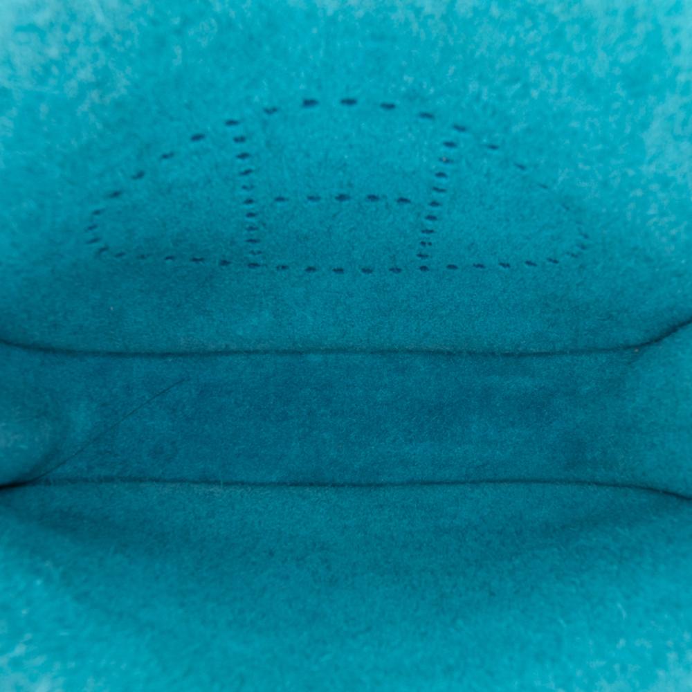 Hermès AB Hermès Blue Calf Leather Clemence Evelyne TPM 16 France