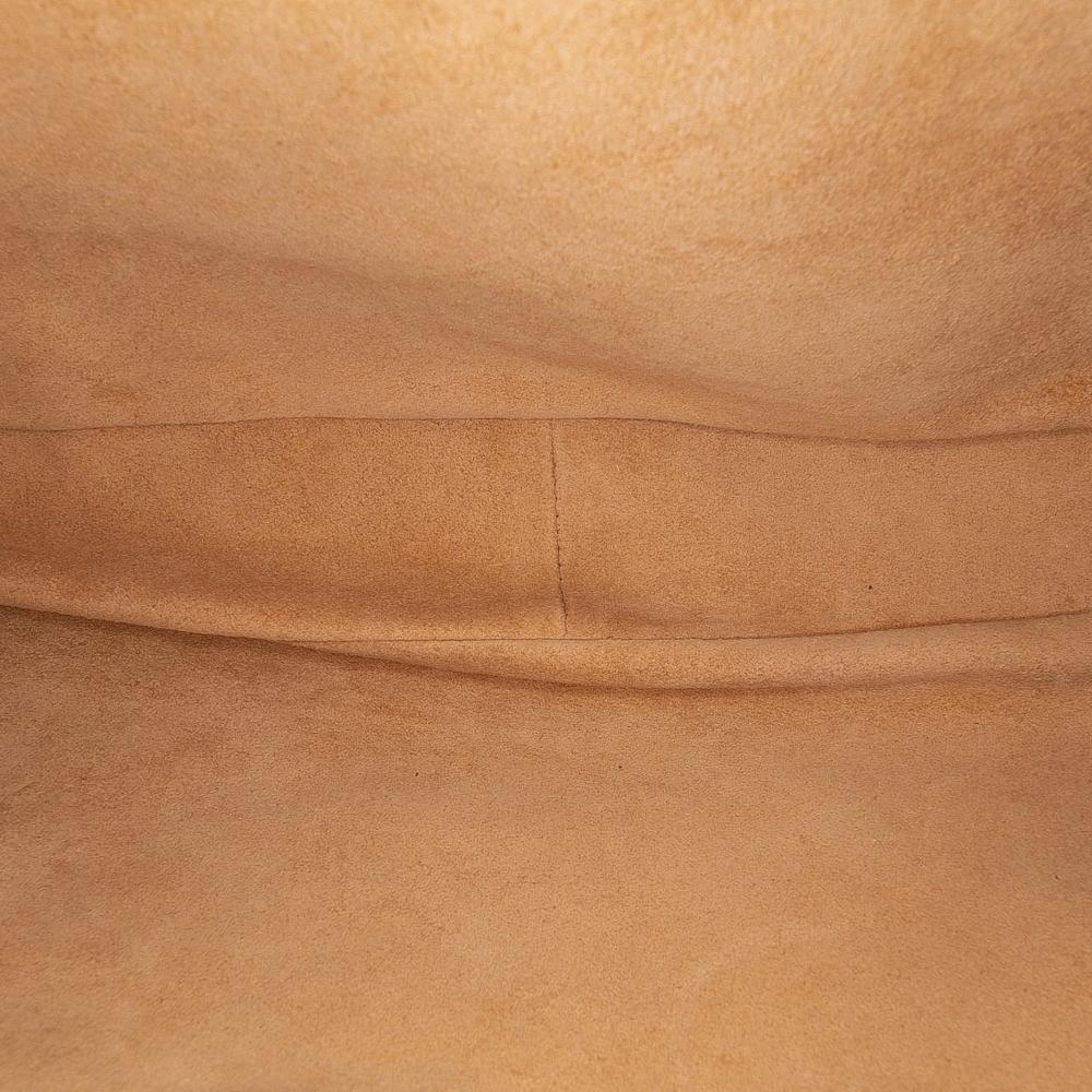 Celine AB Celine Brown Fur Natural Material Shearling and Leather Romy Shoulder Bag Italy