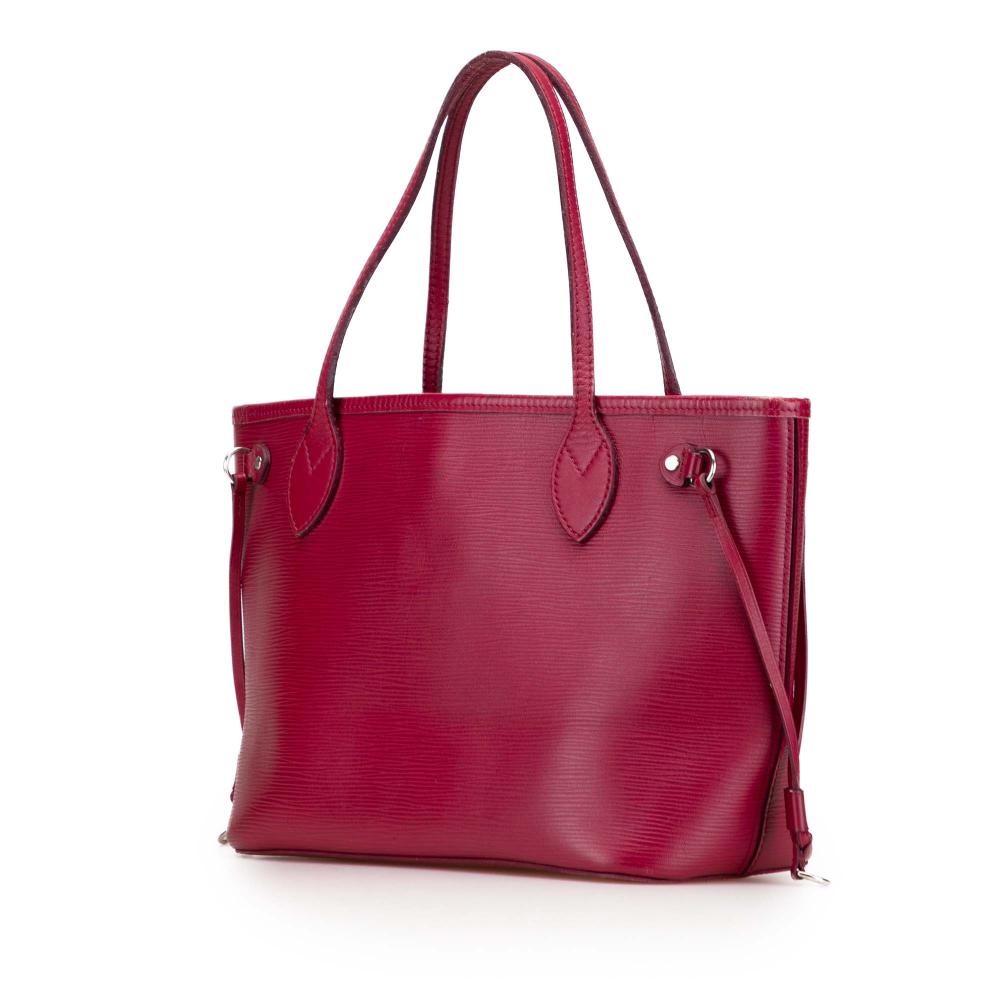 Louis Vuitton B Louis Vuitton Pink Dark Pink Epi Leather Leather Epi Neverfull PM Spain