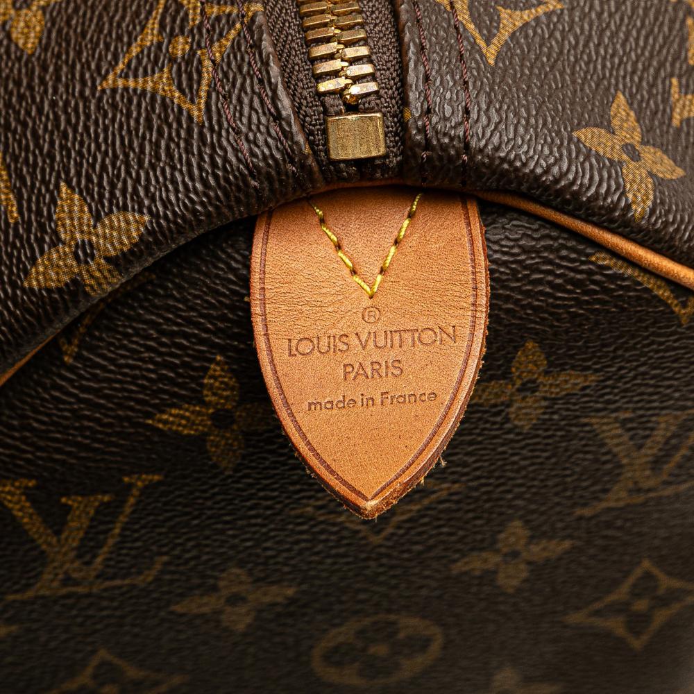 Louis Vuitton B Louis Vuitton Brown Monogram Canvas Fabric Monogram Keepall 45 France